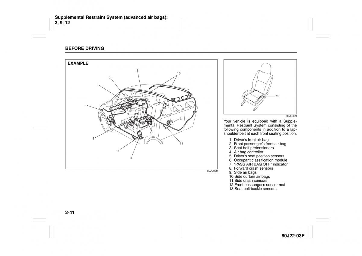 Suzuki SX4 owners manual / page 54