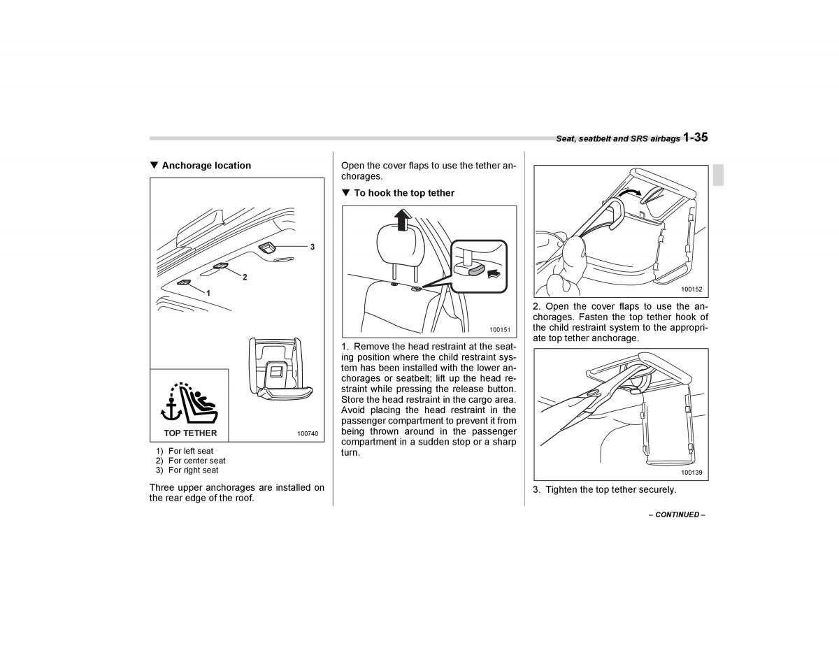 Subaru Forester I 1 owners manual / page 64