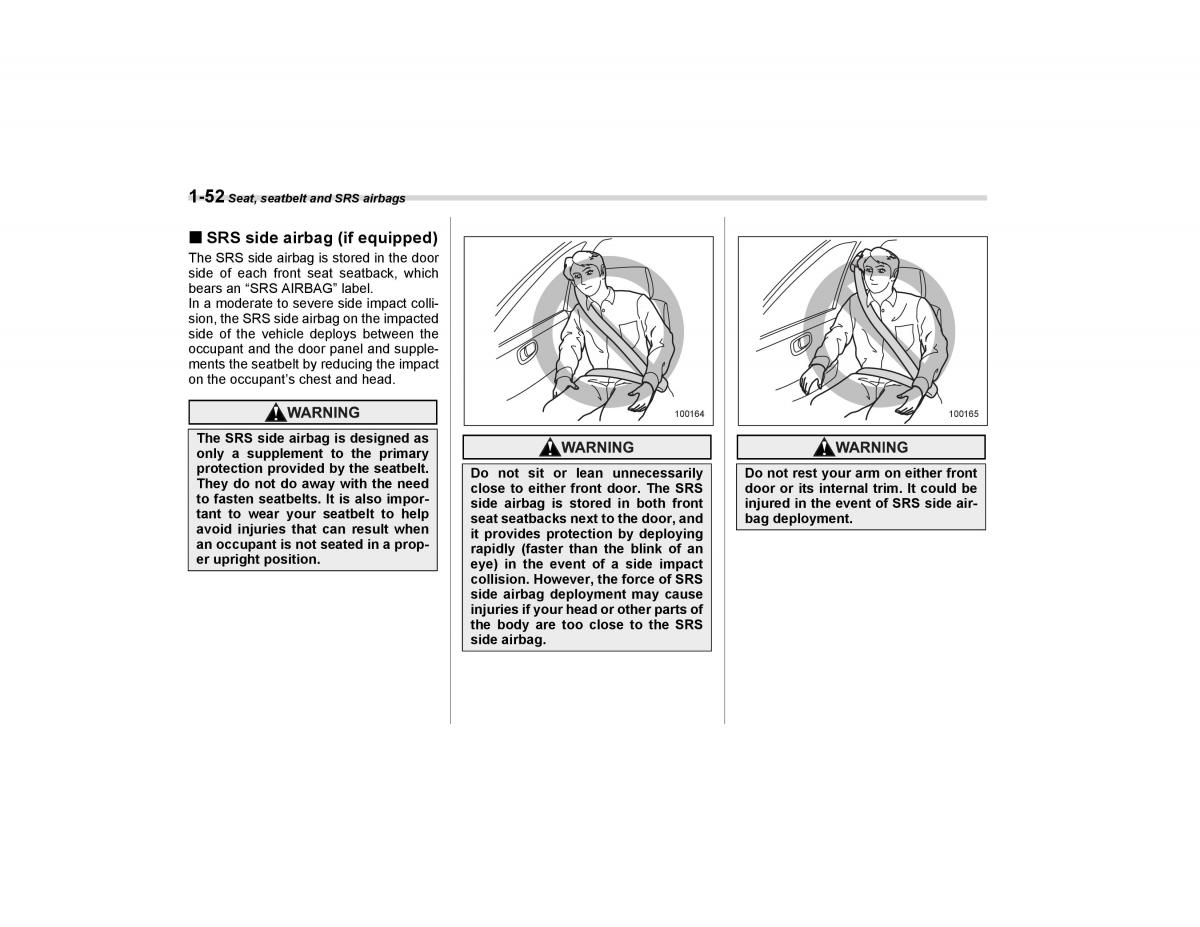 Subaru Forester I 1 owners manual / page 81