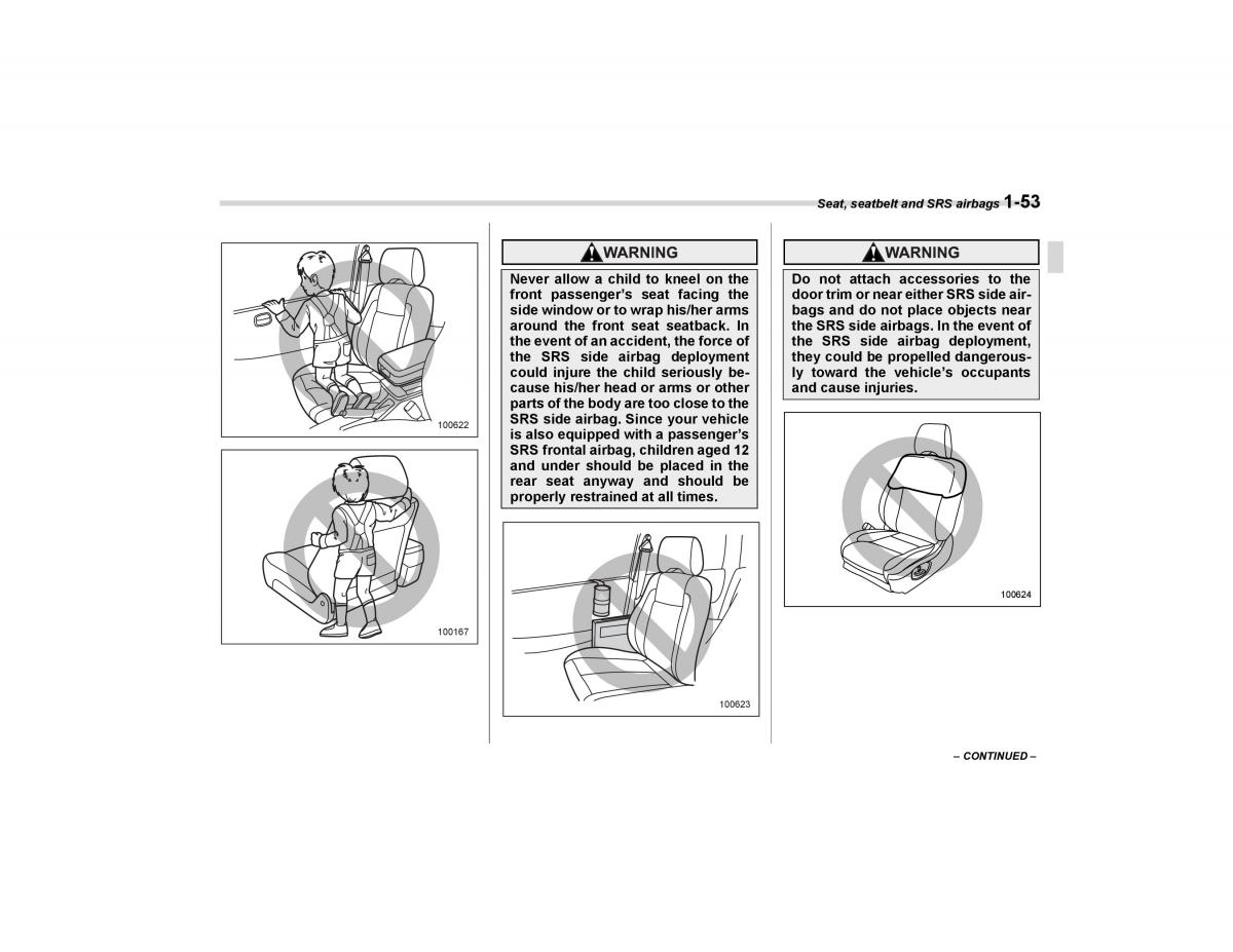 Subaru Forester I 1 owners manual / page 82