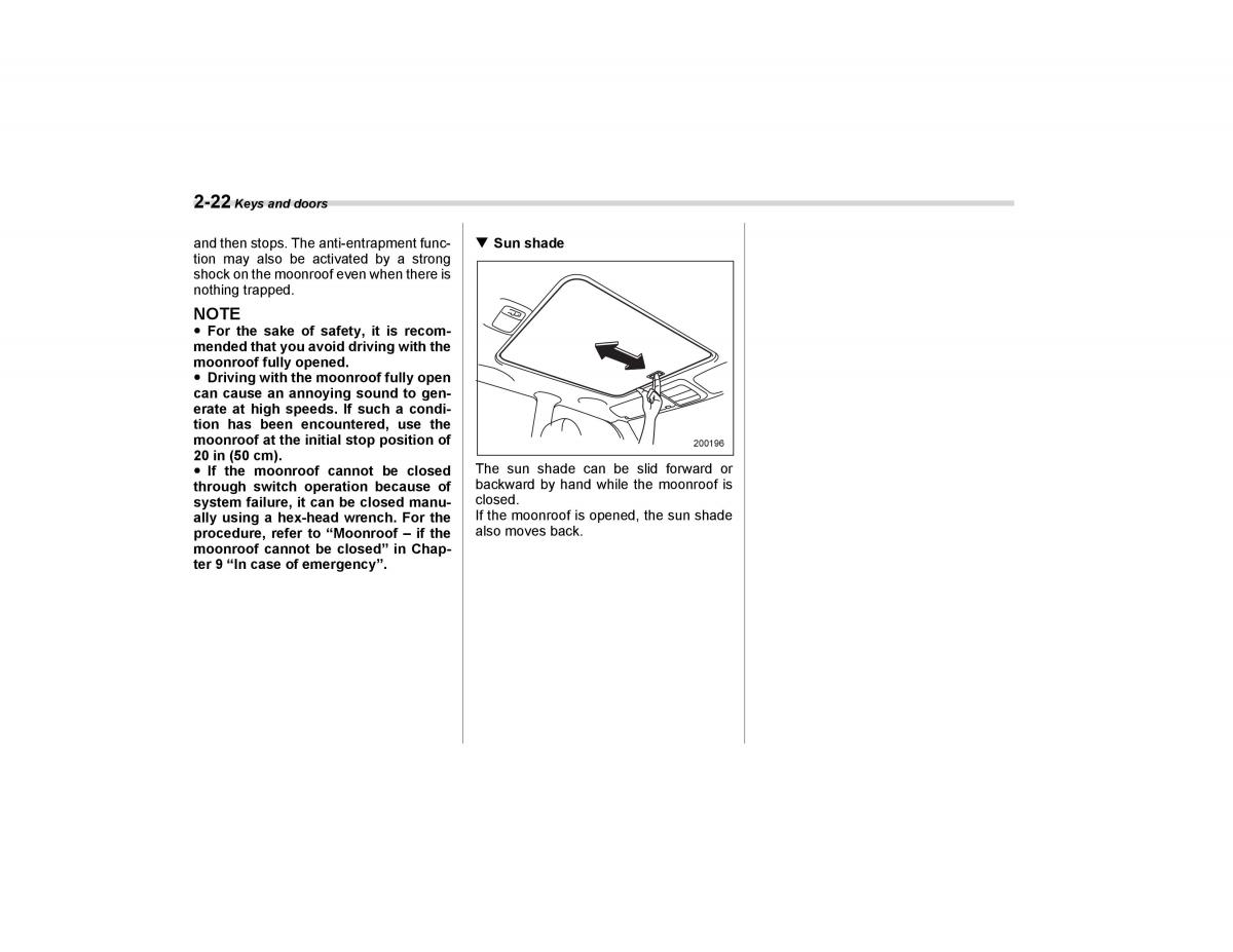 Subaru Forester I 1 owners manual / page 111