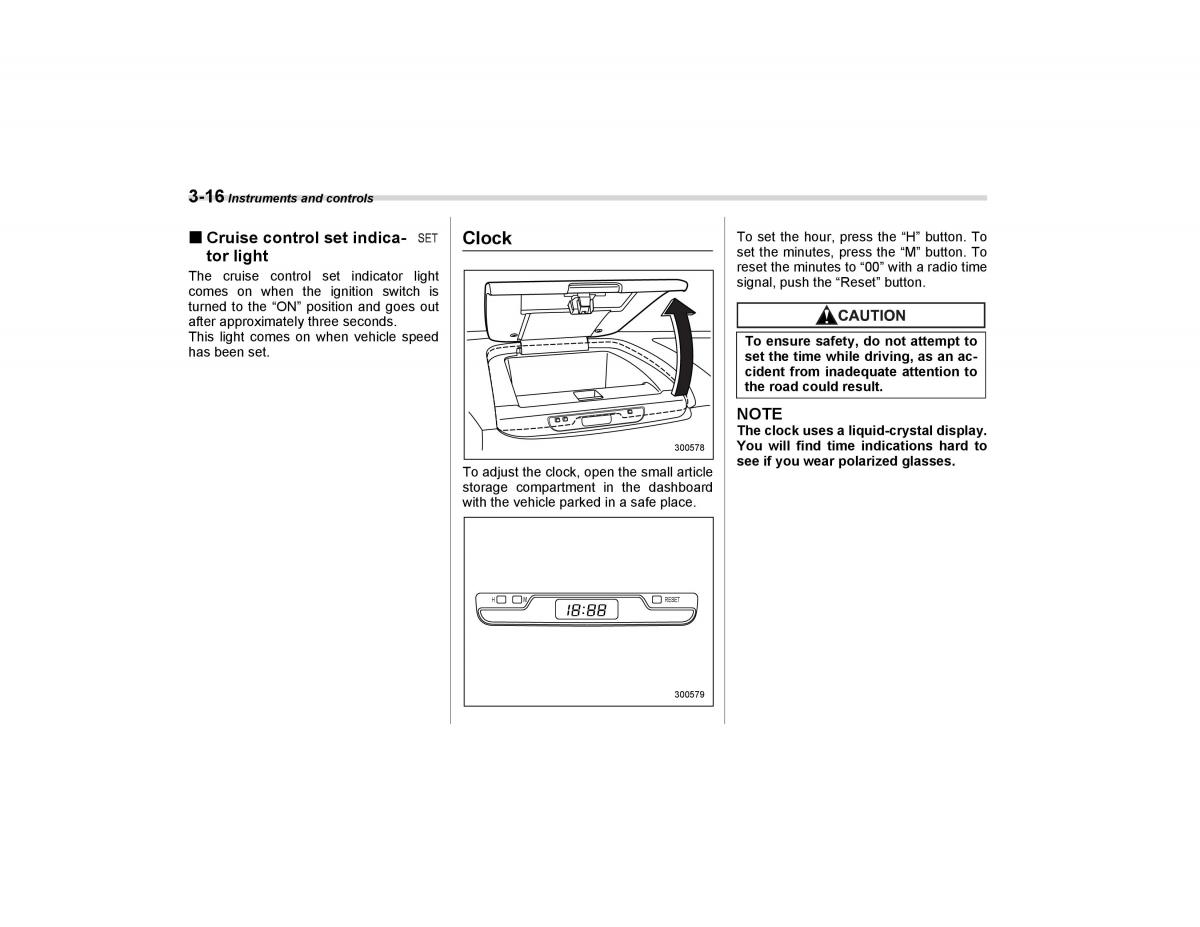 Subaru Forester I 1 owners manual / page 127