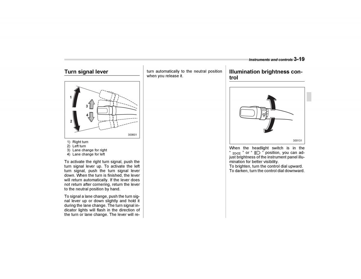 Subaru Forester I 1 owners manual / page 130