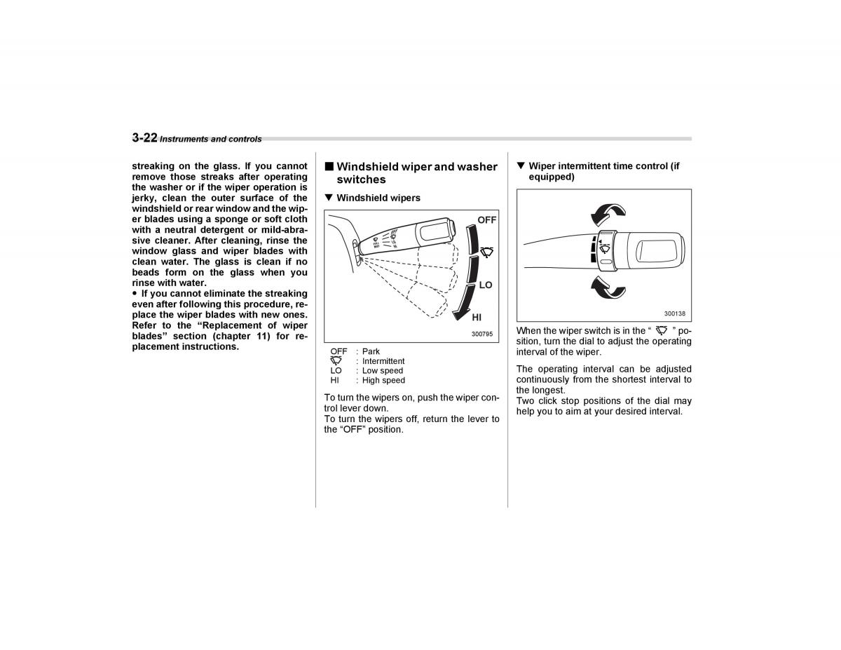 Subaru Forester I 1 owners manual / page 133