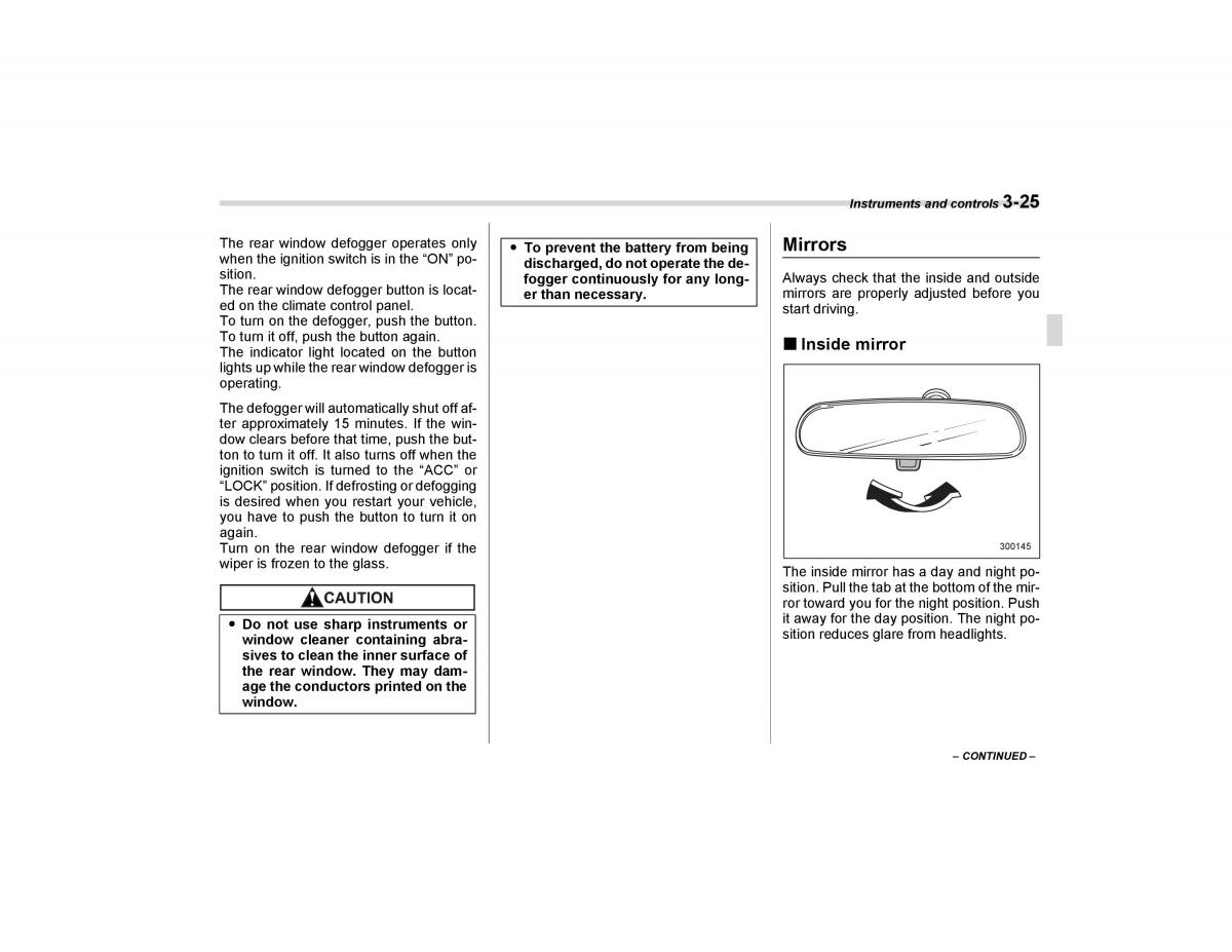 Subaru Forester I 1 owners manual / page 136