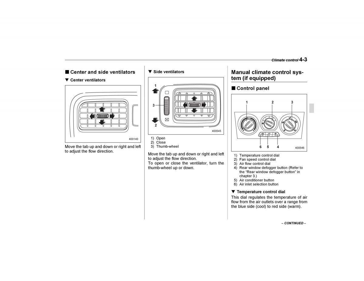 Subaru Forester I 1 owners manual / page 144