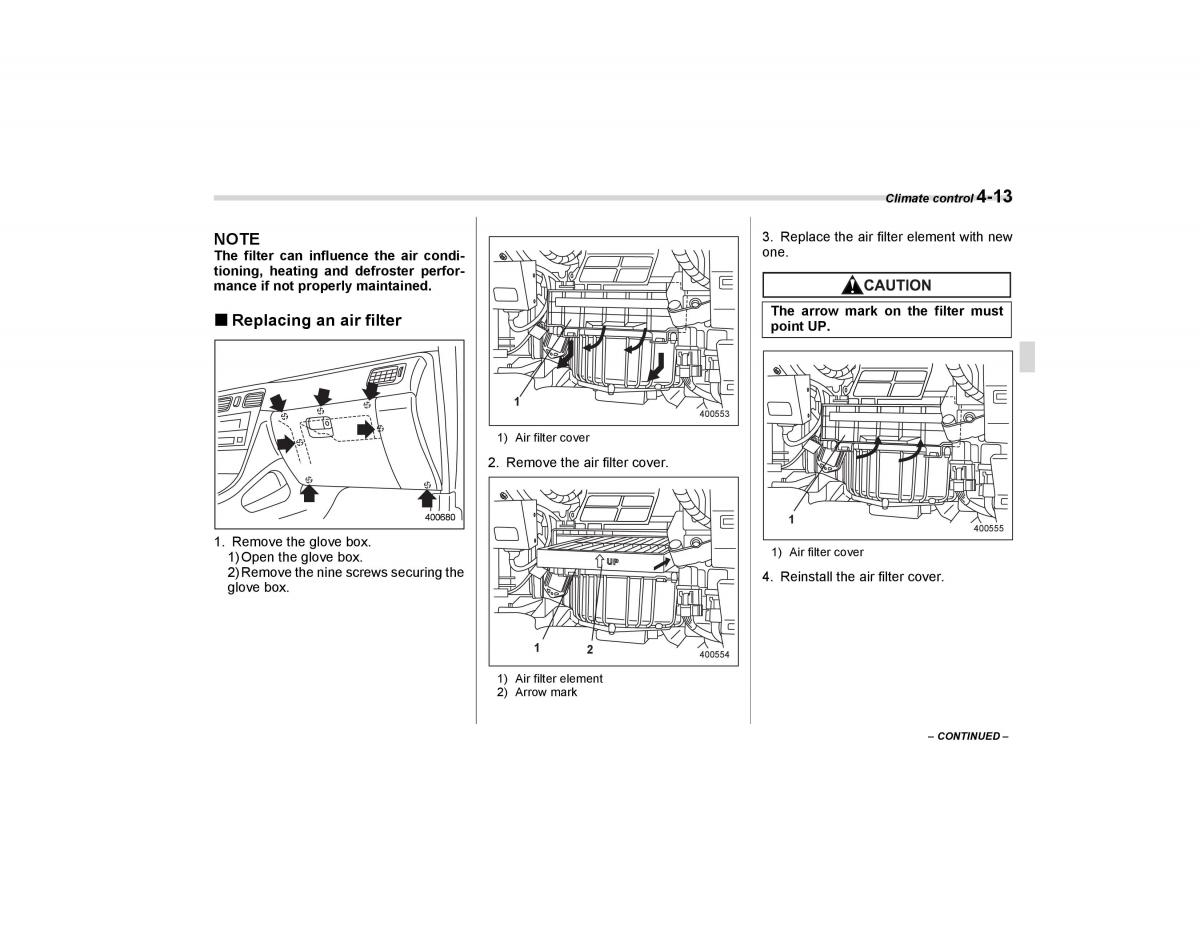 Subaru Forester I 1 owners manual / page 154