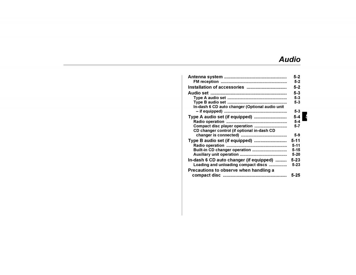 Subaru Forester I 1 owners manual / page 156