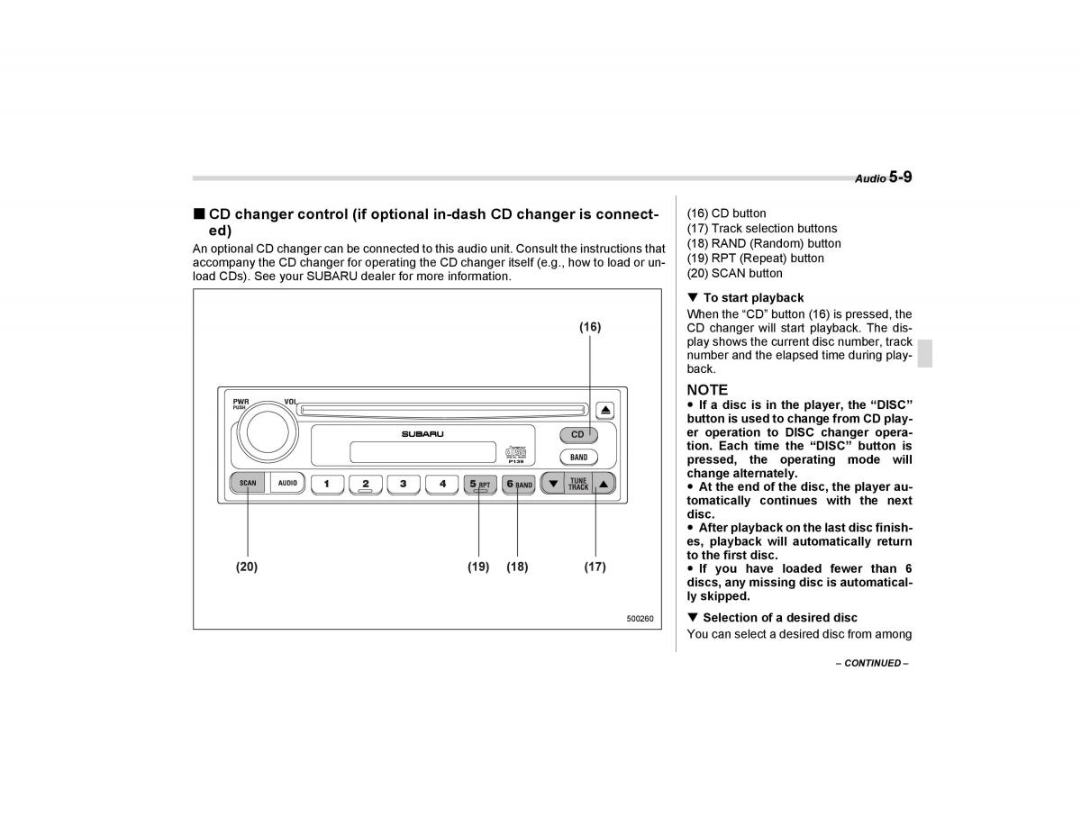 Subaru Forester I 1 owners manual / page 164