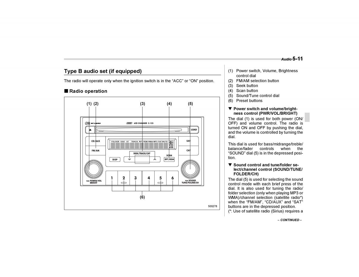 Subaru Forester I 1 owners manual / page 166