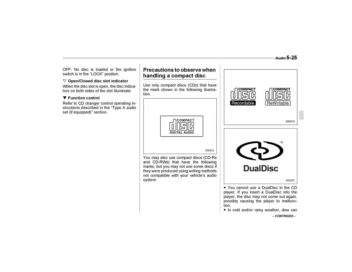 Subaru Forester I 1 owners manual / page 180