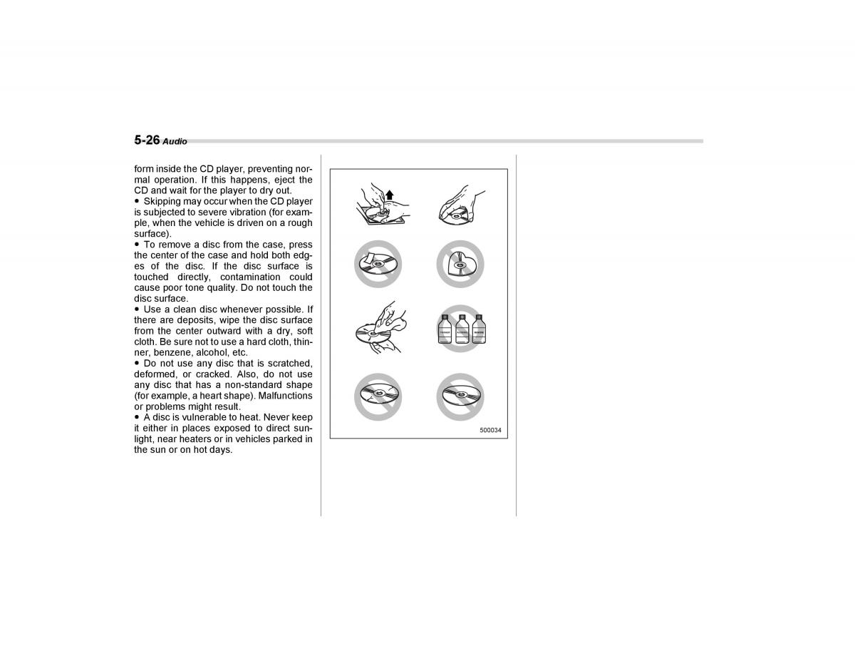 Subaru Forester I 1 owners manual / page 181