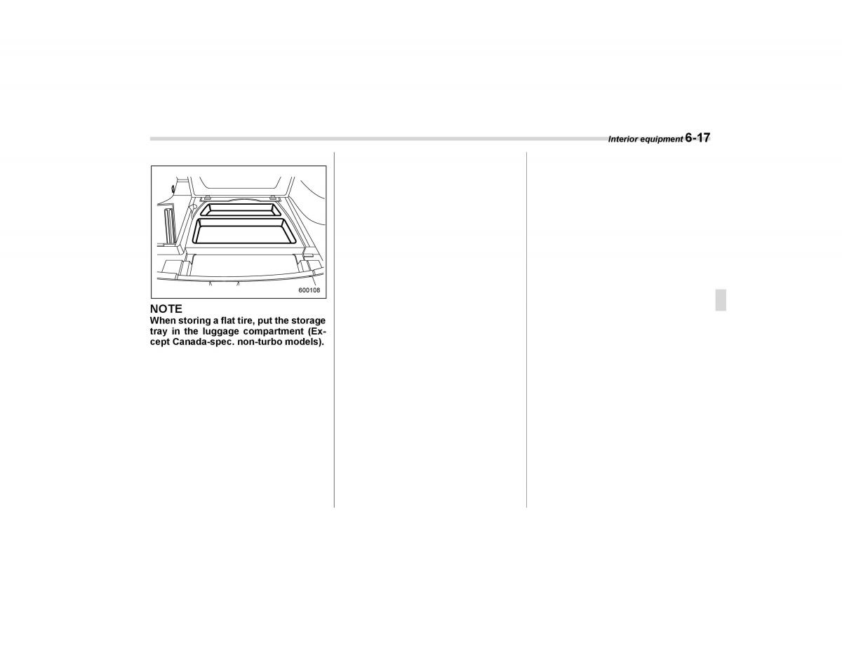 Subaru Forester I 1 owners manual / page 198