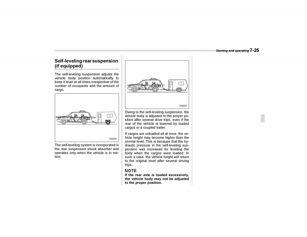 Subaru Forester I 1 owners manual / page 224