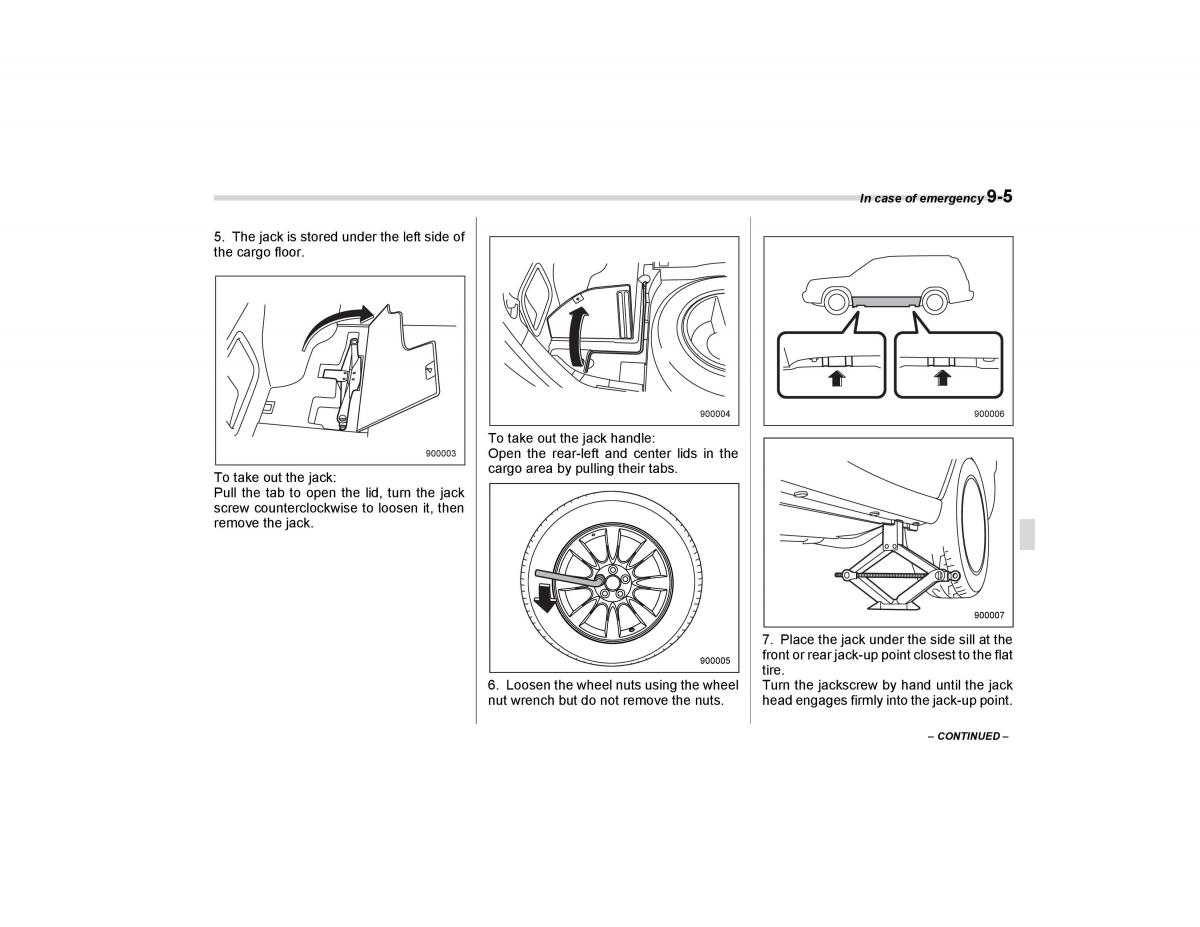 Subaru Forester I 1 owners manual / page 256