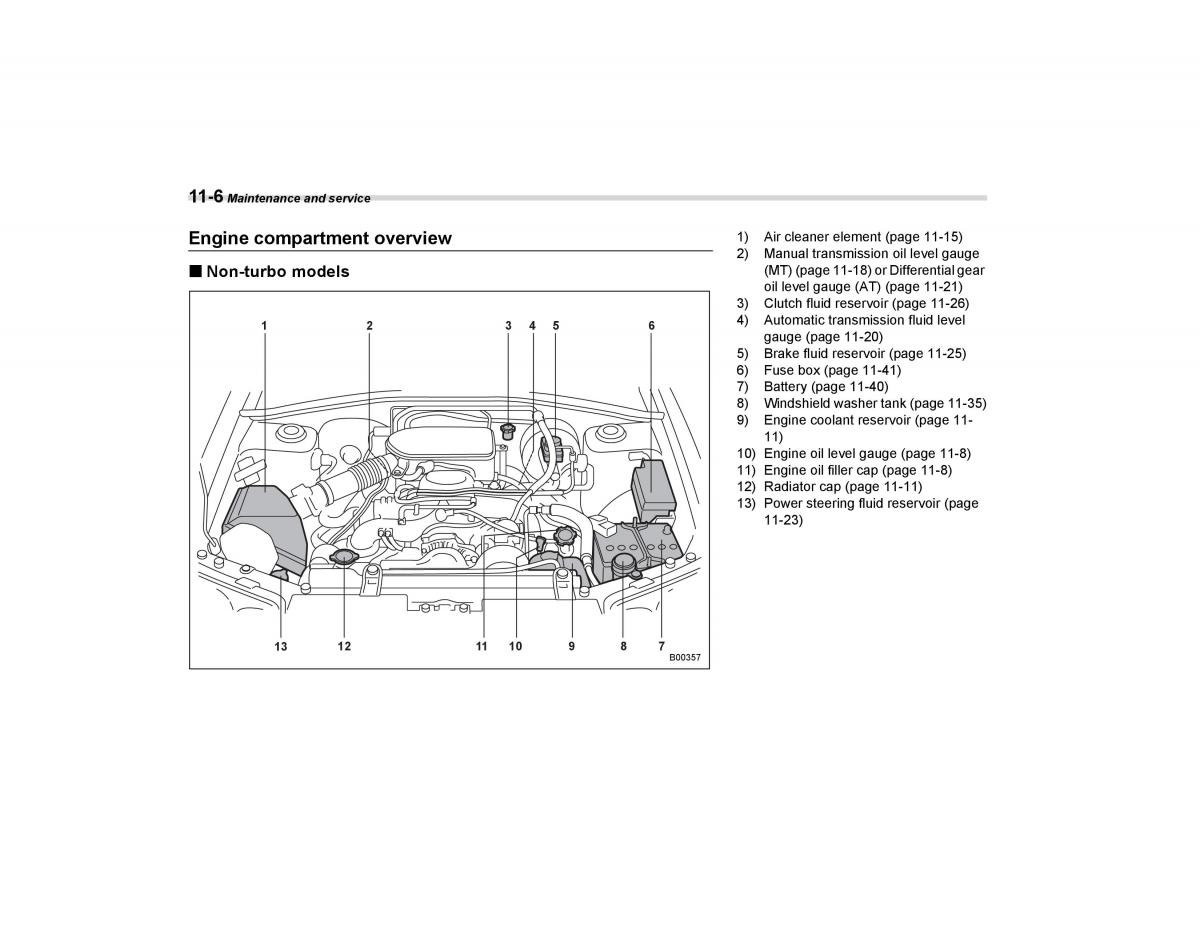 Subaru Forester I 1 owners manual / page 279