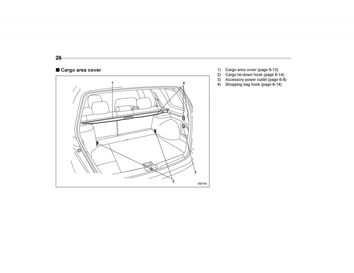 Subaru Forester I 1 owners manual / page 29