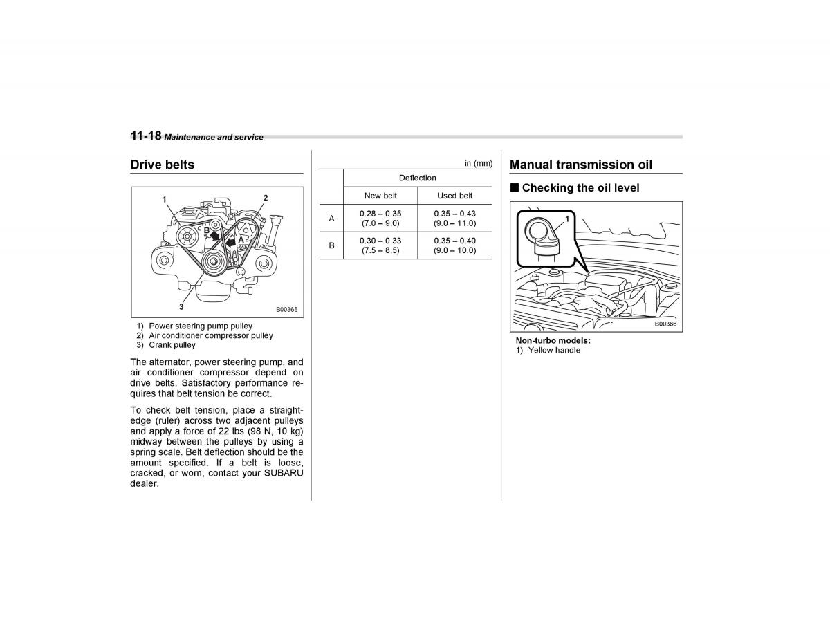 Subaru Forester I 1 owners manual / page 291