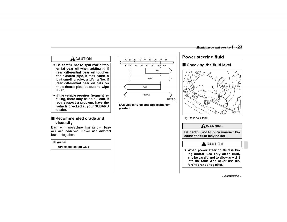 Subaru Forester I 1 owners manual / page 296