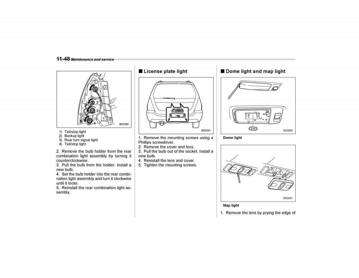 Subaru Forester I 1 owners manual / page 321