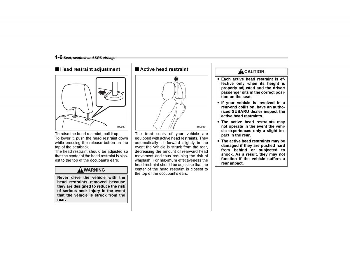 Subaru Forester I 1 owners manual / page 35