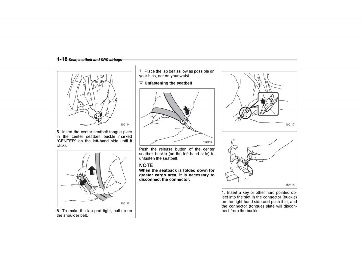 Subaru Forester I 1 owners manual / page 47