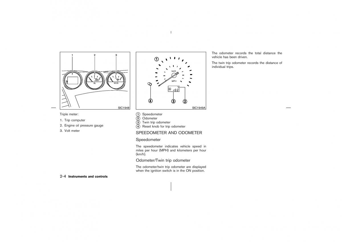 Nissan 350Z Fairlady Z owners manual / page 65