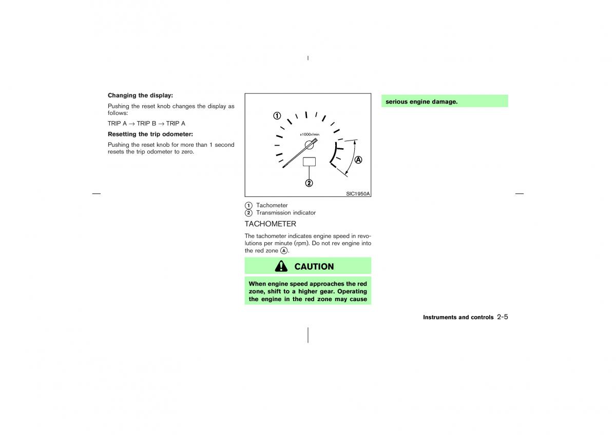 Nissan 350Z Fairlady Z owners manual / page 66