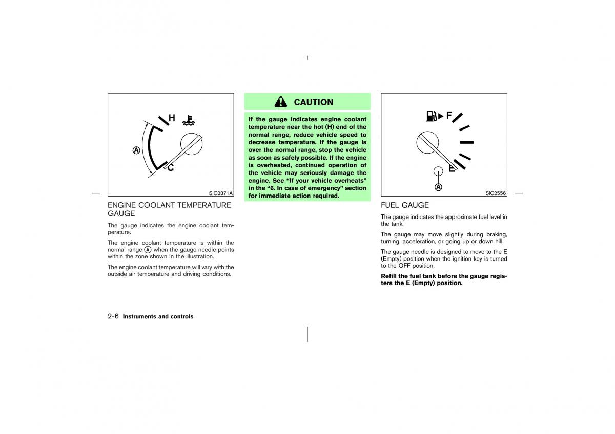 Nissan 350Z Fairlady Z owners manual / page 67