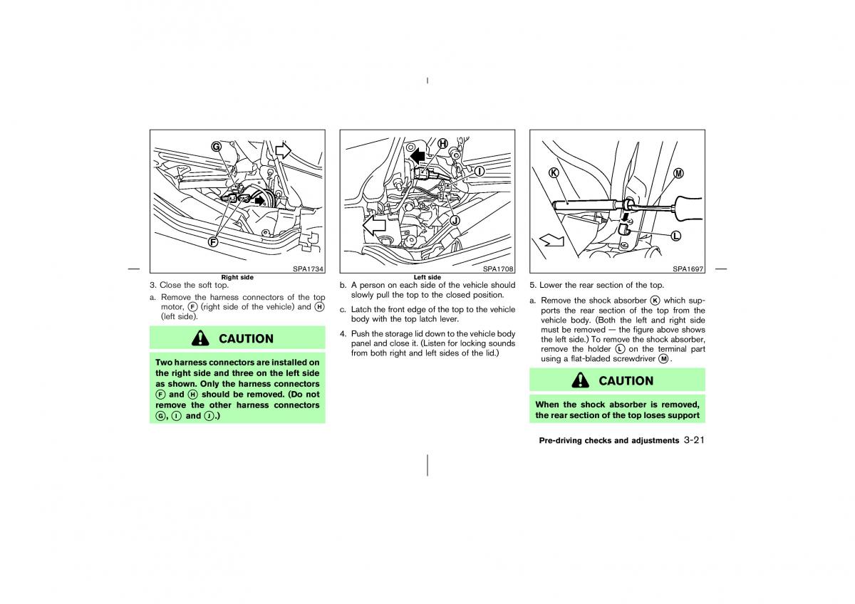 Nissan 350Z Fairlady Z owners manual / page 130