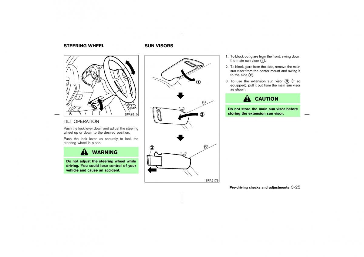 Nissan 350Z Fairlady Z owners manual / page 134