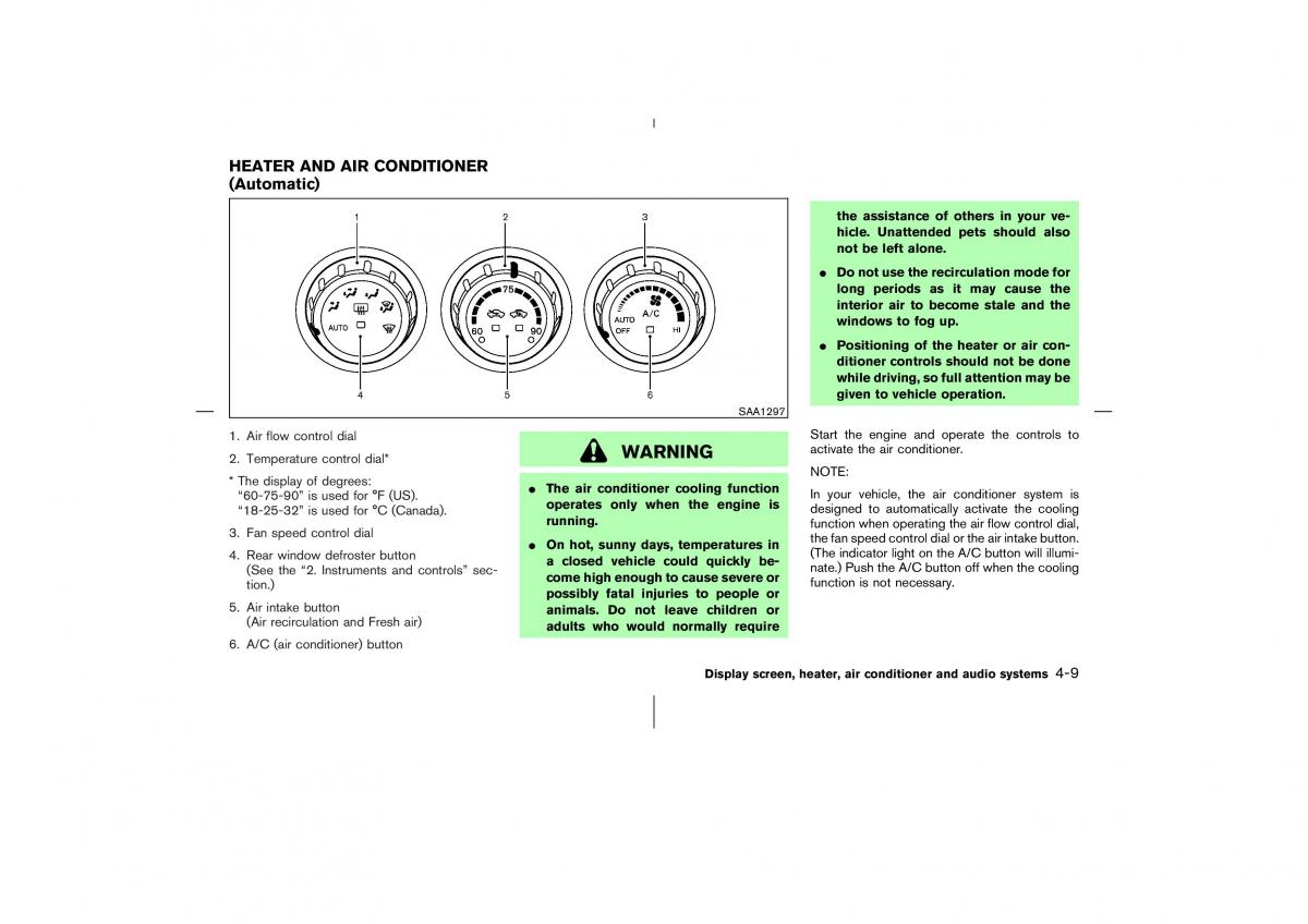 Nissan 350Z Fairlady Z owners manual / page 146