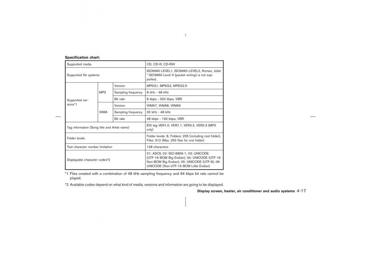 Nissan 350Z Fairlady Z owners manual / page 154