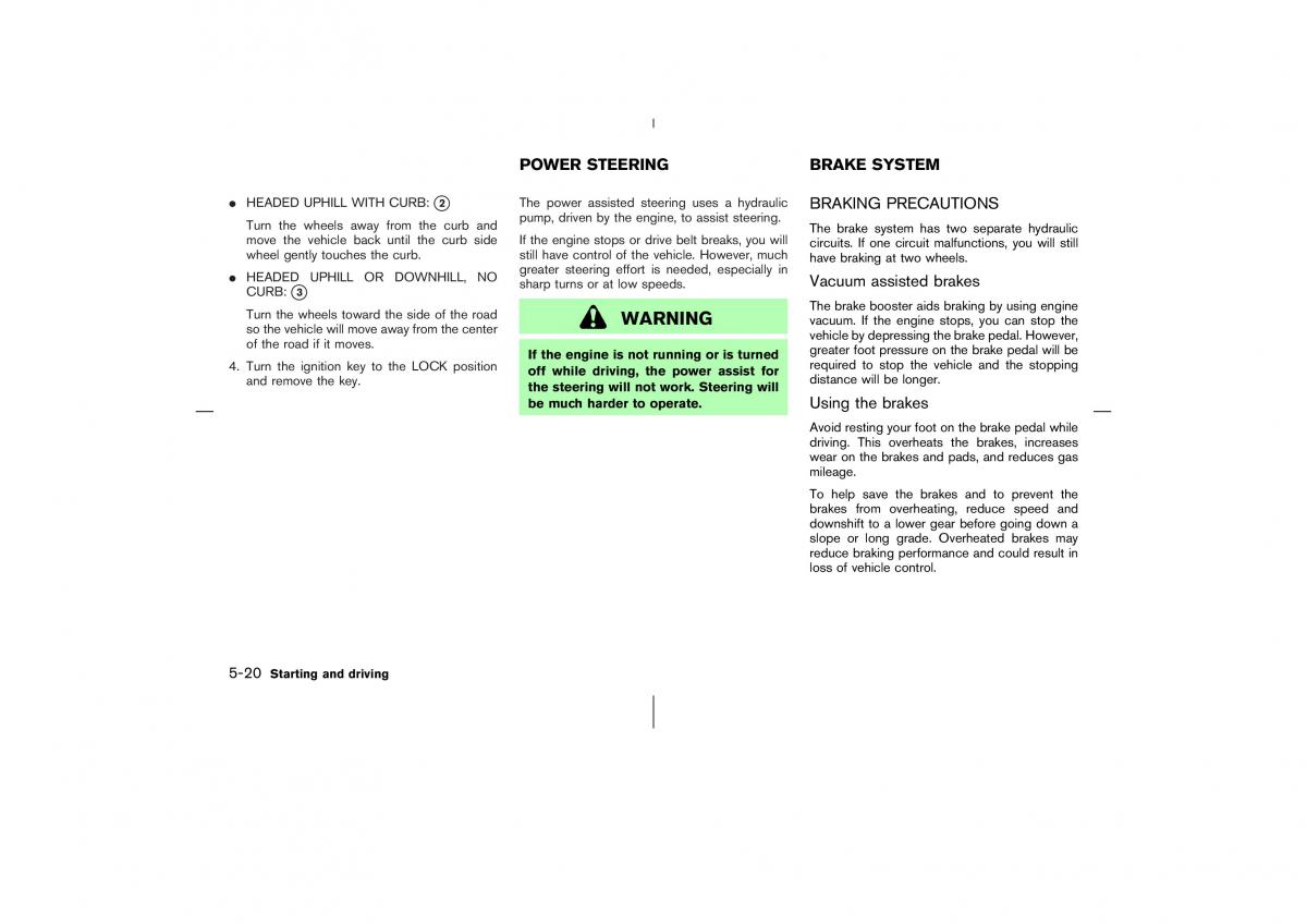 Nissan 350Z Fairlady Z owners manual / page 189