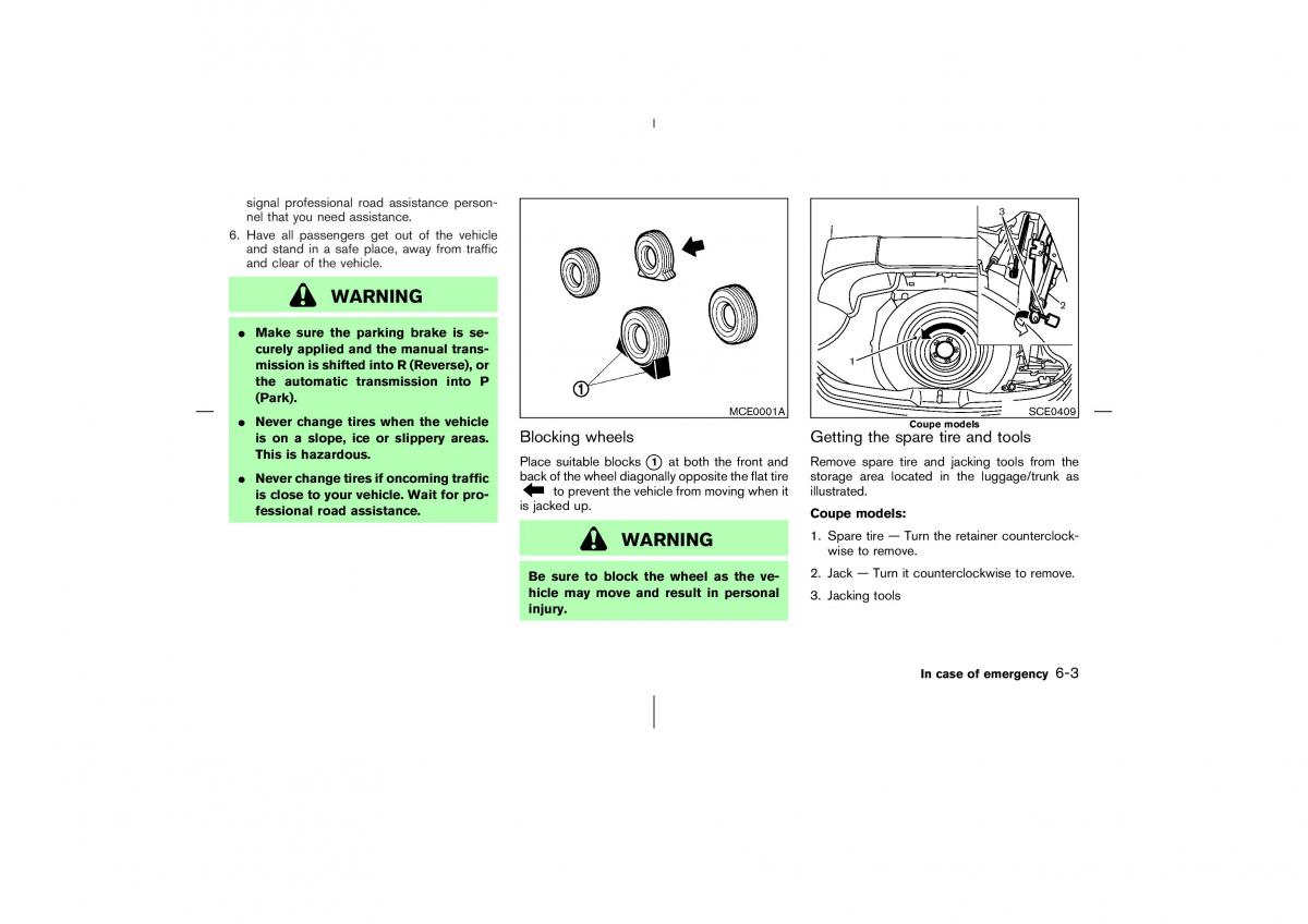 Nissan 350Z Fairlady Z owners manual / page 200