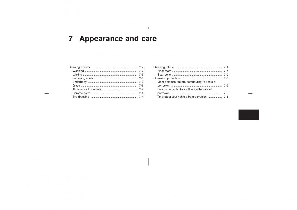 Nissan 350Z Fairlady Z owners manual / page 212