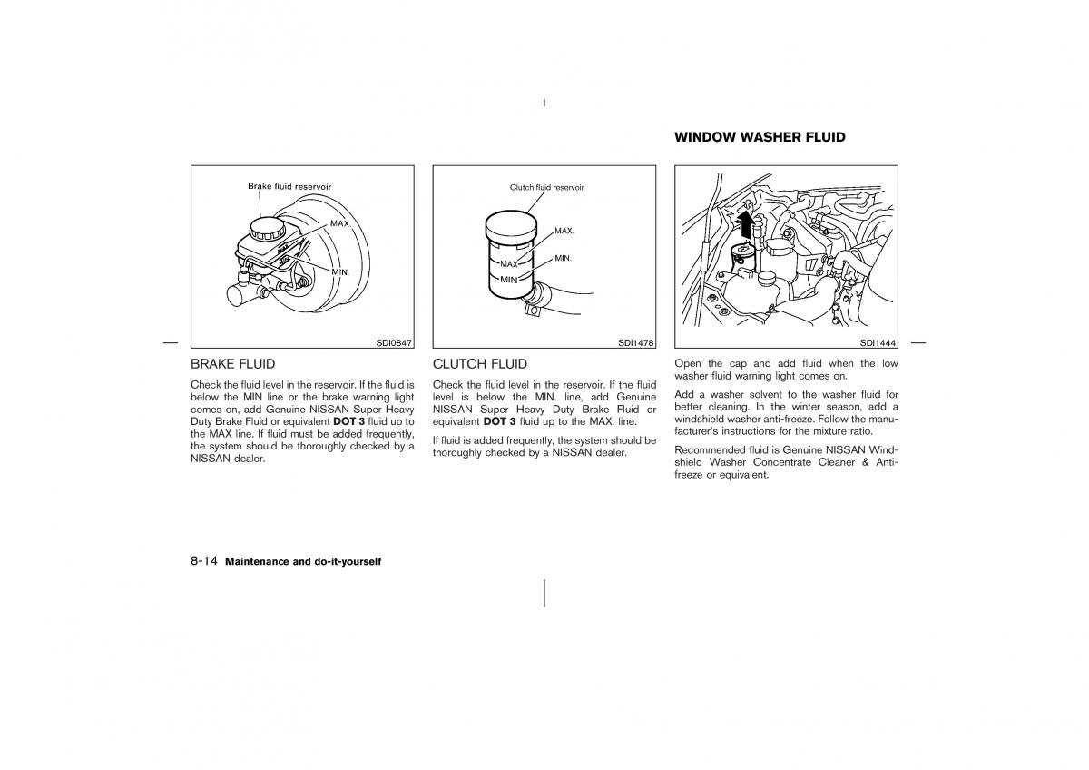 Nissan 350Z Fairlady Z owners manual / page 233