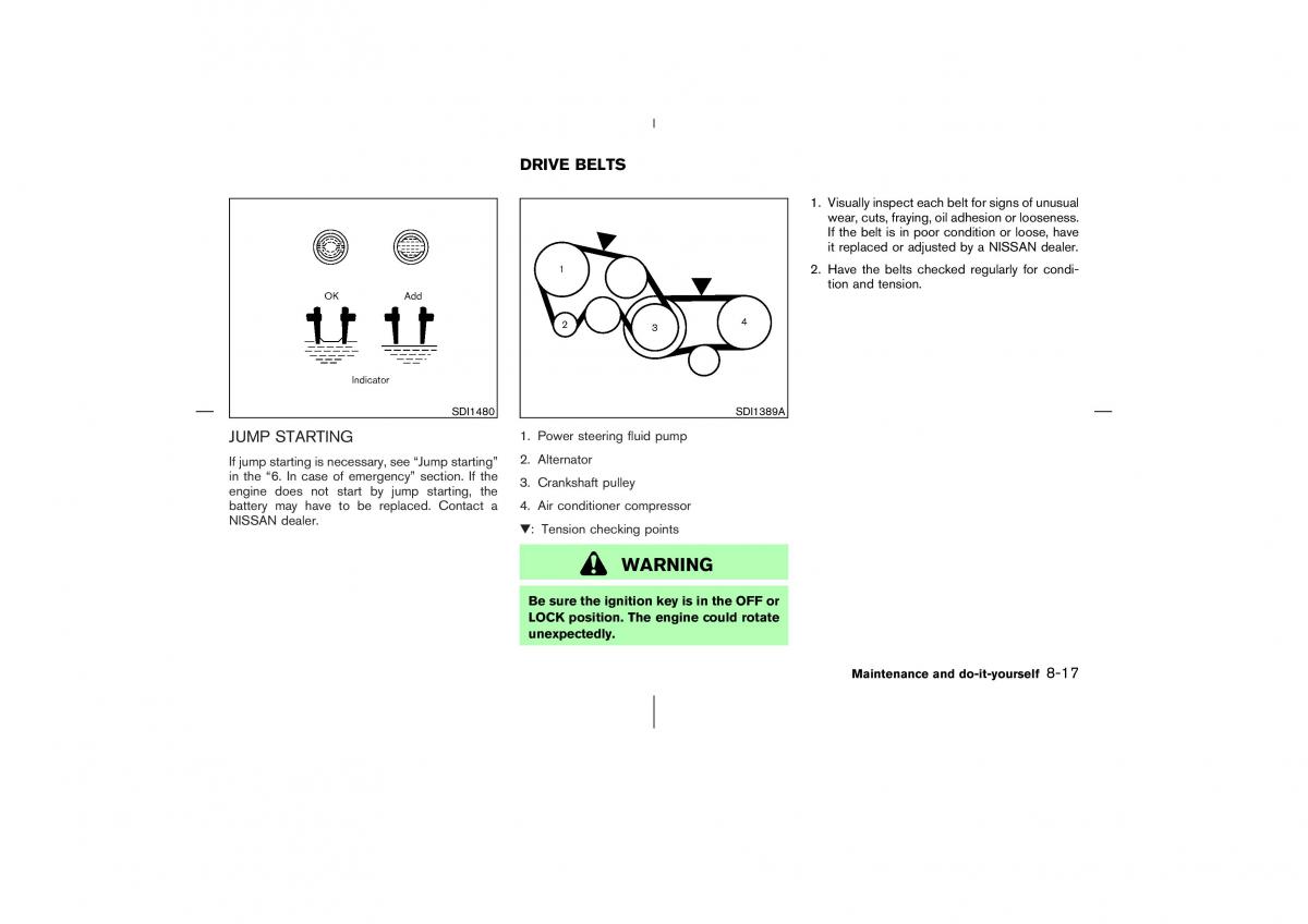 Nissan 350Z Fairlady Z owners manual / page 236