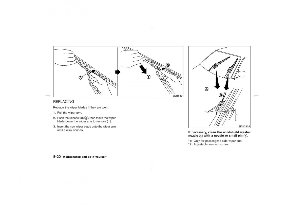 Nissan 350Z Fairlady Z owners manual / page 239