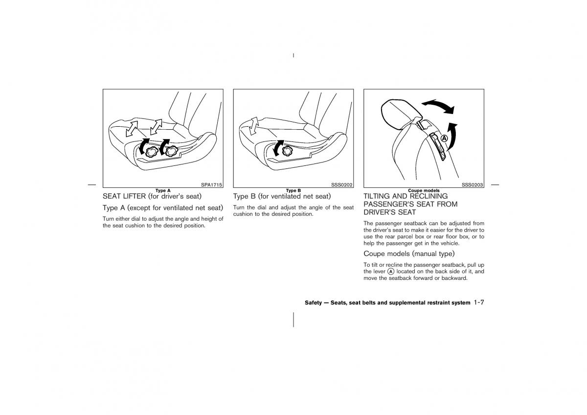 Nissan 350Z Fairlady Z owners manual / page 24