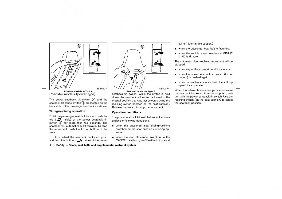 Nissan 350Z Fairlady Z owners manual / page 25