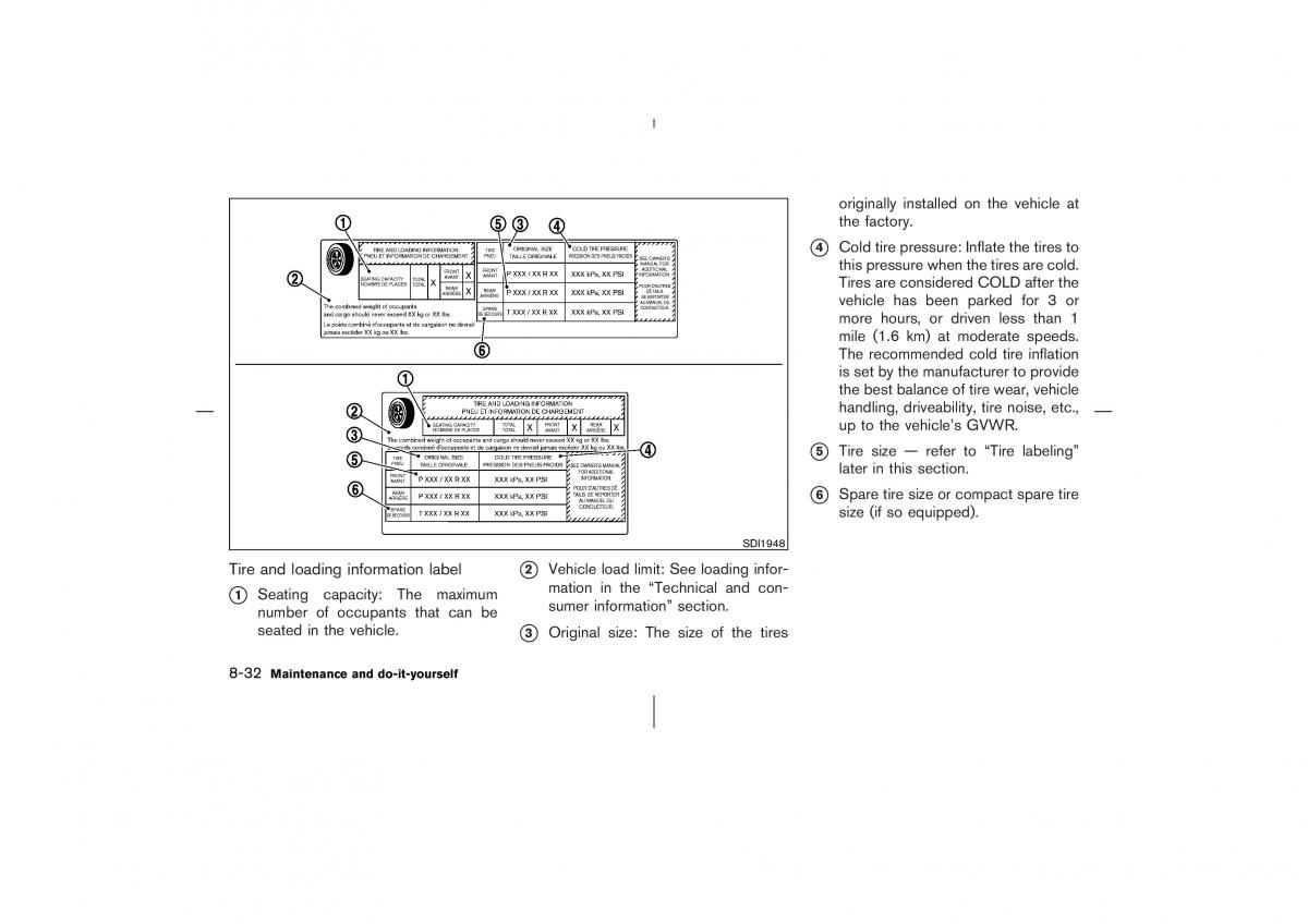 Nissan 350Z Fairlady Z owners manual / page 251