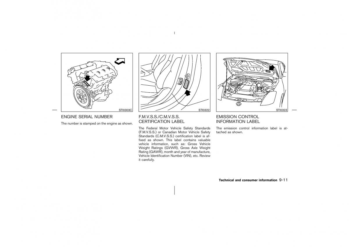 Nissan 350Z Fairlady Z owners manual / page 270