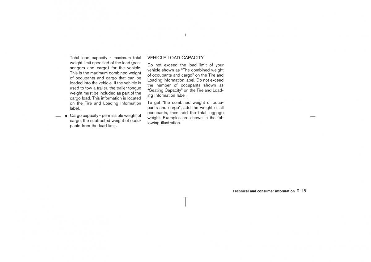 Nissan 350Z Fairlady Z owners manual / page 274