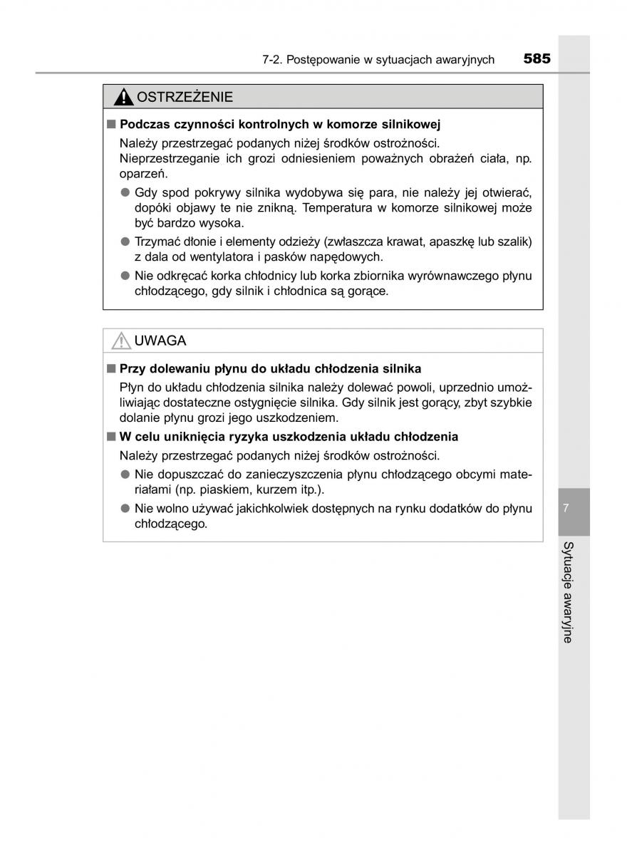 manual  Toyota Corolla XI 11 E160 instrukcja / page 585