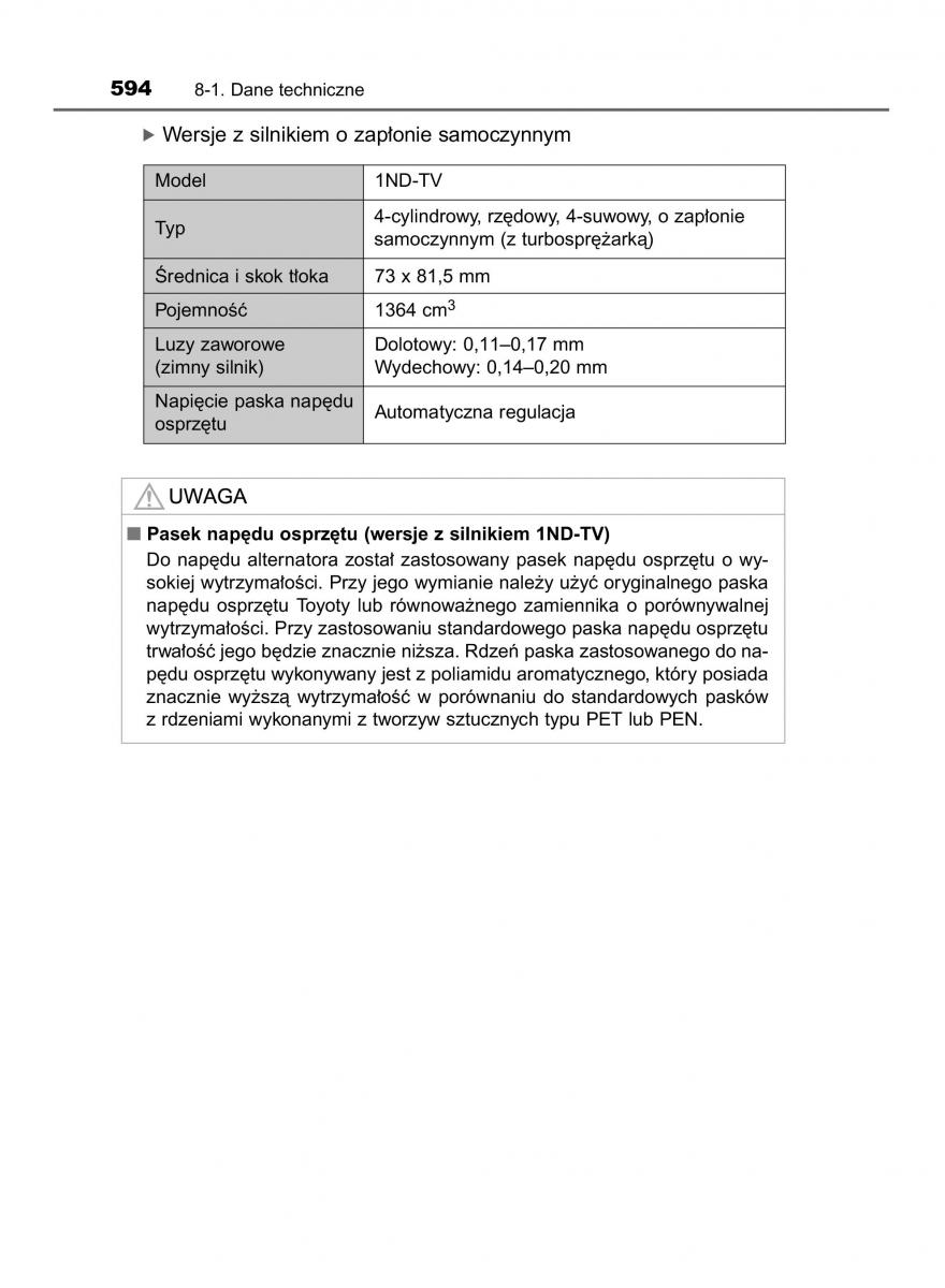 manual  Toyota Corolla XI 11 E160 instrukcja / page 594