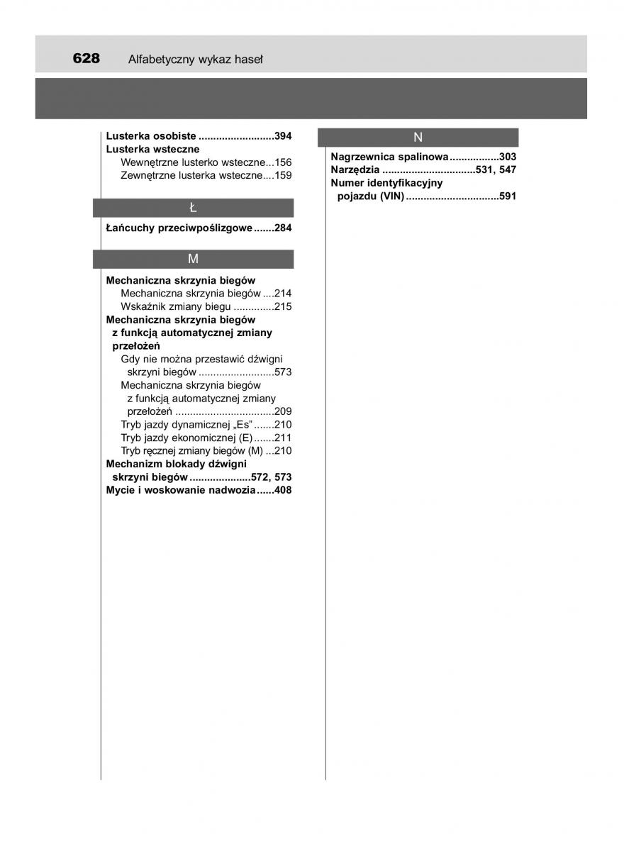 Toyota Corolla XI 11 E160 instrukcja obslugi / page 628