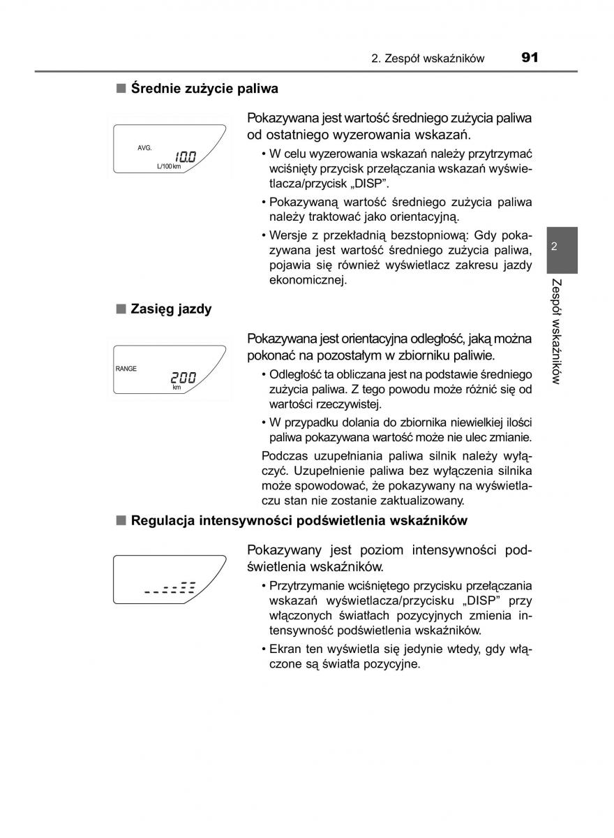 manual  Toyota Corolla XI 11 E160 instrukcja / page 91