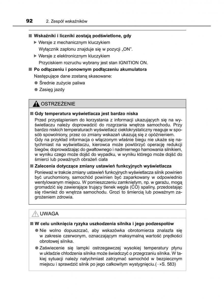 manual  Toyota Corolla XI 11 E160 instrukcja / page 92