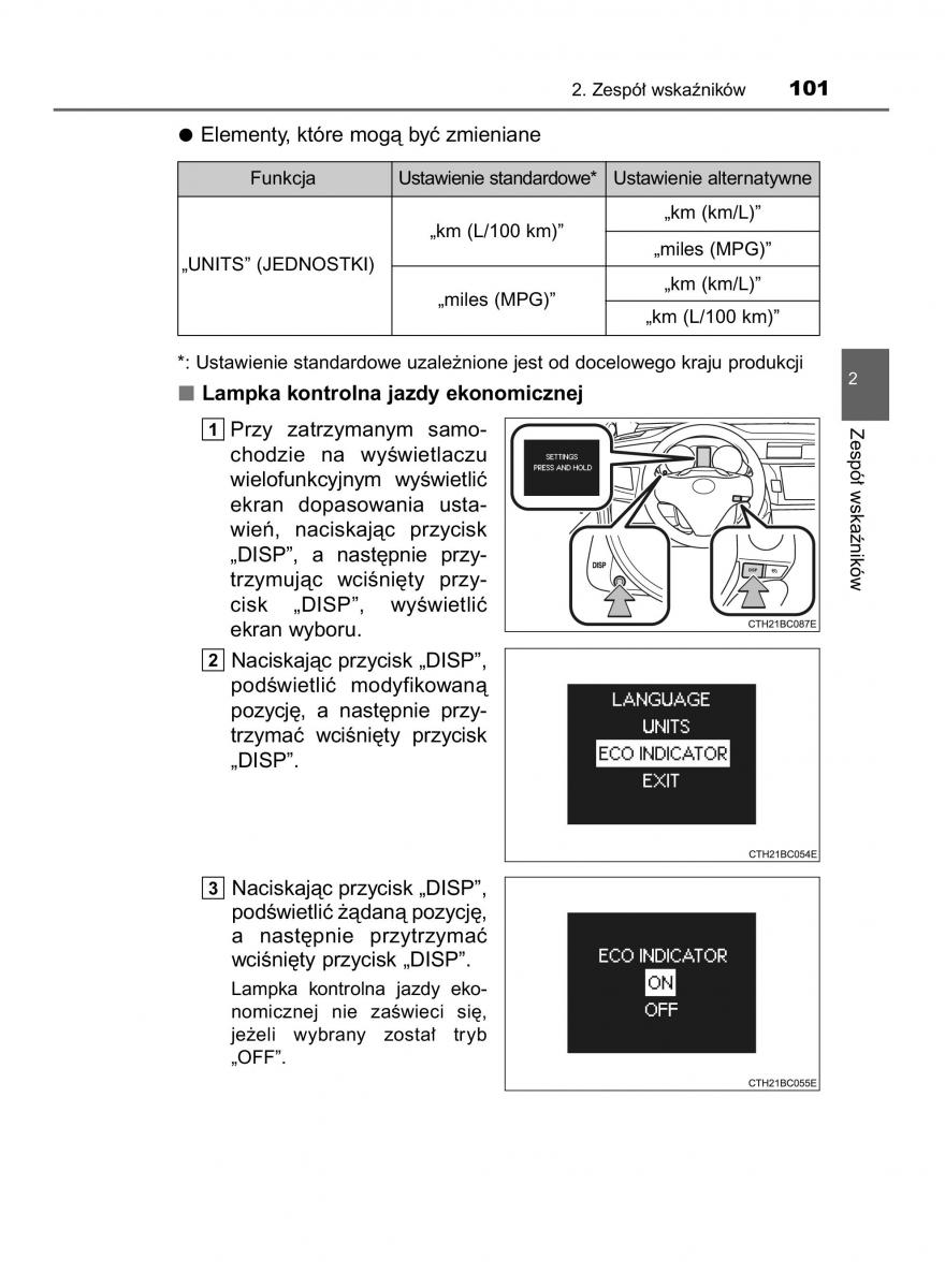 manual  Toyota Corolla XI 11 E160 instrukcja / page 101